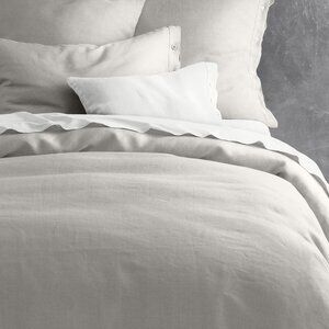 Restoration Hardware - Linen Duvet Cover (Mist) - Full/Queen